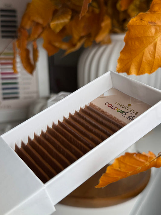 Tamno čokoladne i tamno smeđe umjetne trepavice premium kvalitete